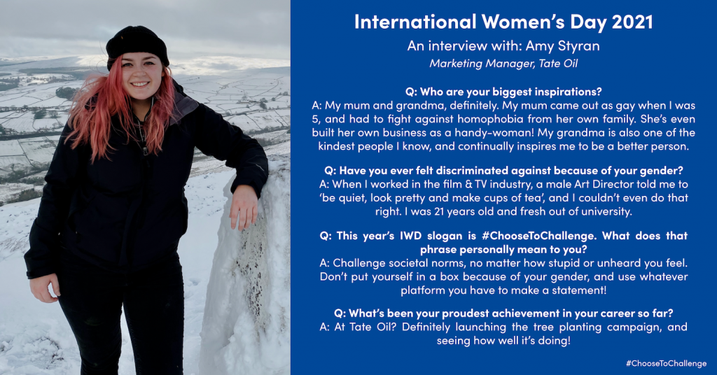 International Women's Day - Amy Styran Tate Oil International Women's Day celebration photo